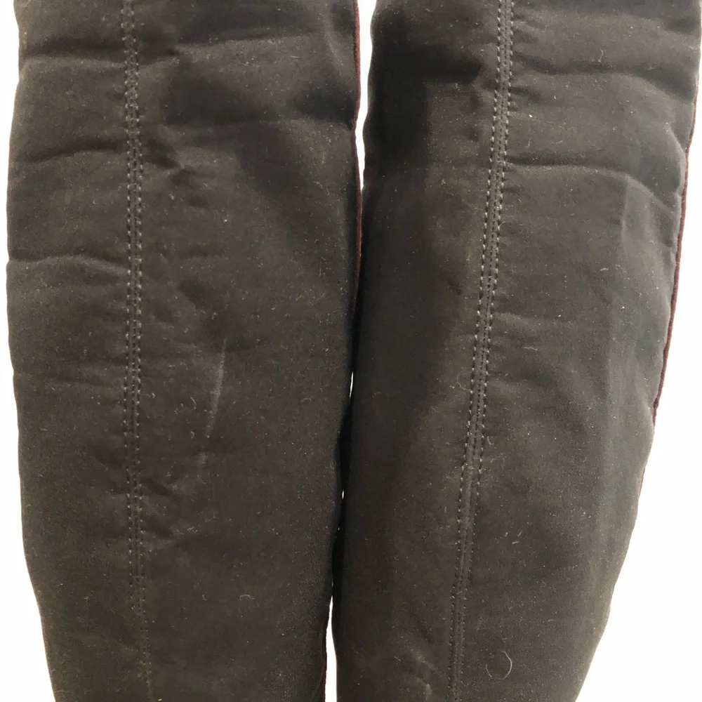 Unisa Maroon Over the Knee Boots